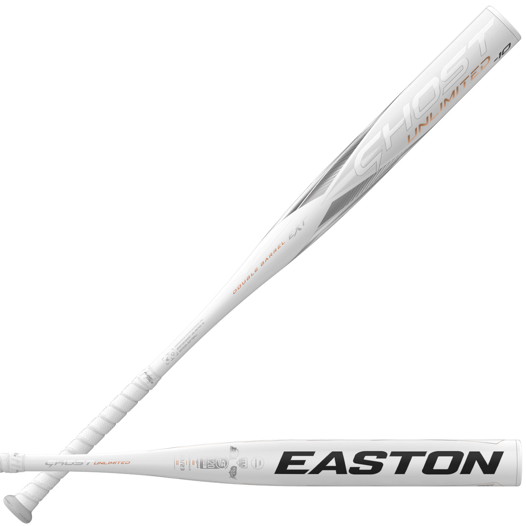 Used Easton Ghost X 30 -8 Drop Usssa 2 3 4 Barrel Bats